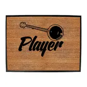 Banjo Player Music - Funny Novelty Doormat Man Cave Floor mat