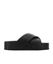 Stella McCartney Cross Strap Platform Sandals 38,41 Black