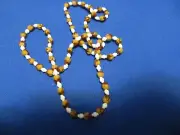 Navajo Hand Strung Cedar Seed & White Bead Necklace Edgewater Towering House