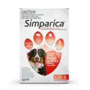 Simparica for Extra Large Dogs 40.1-60kg Flea & Tick Treatment