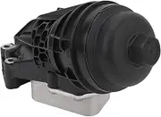 Brilluxa Engine Oil Cooler, Oil Filter Housing, Compatible with A Class W176, OEM Standard Engine Oil Cooler Replacement