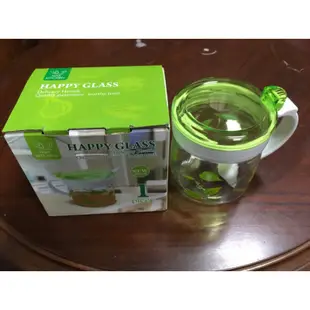 HAPPY GLASS M.K鮮綠單入儲物罐 玻璃 MK-SC300G 300ML 全新 售50