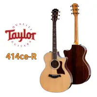 在飛比找蝦皮購物優惠-Taylor 414ce-R 全單板 電木吉他/民謠吉他 附