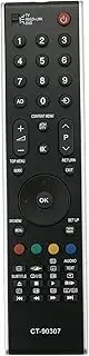[ROLLGAN] CT-90307 Replace Remote Compatible with Toshiba TV 32WLT66A 32WLT68A 40XF355DG 42AV504D 42AV555DG 47WLT66A 47WLT68A 52XV555D