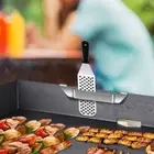 Magnetic Design Spatula Holder Stainless Steel Griddle Spatula Holder BBQ