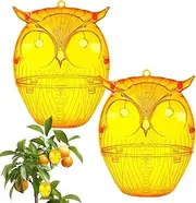 [Rissunkv] Wasp Traps Outdoor | Wasp and Hornet Trap - 2X Ecologic Hangable Repeller Yellow Jacket Control for Home Patio Backyard Camping Kitchen