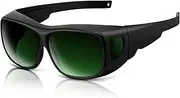 Doinart Laser Safety Glasses, Eye Protection for Red Light Therapy 200-1000nm Wavelength, Tanning Goggles Effective Filtering IPL, UV, LED Rays for Tanning Bed, Laser Hair Remova（Starburst Black）