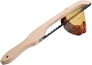 Generisch Wooden bread bow cutter, bread cutter, serrated bread saws, dough cutter, stainless steel saw, even baking tools, bakery supply cutting tool