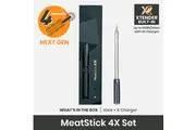 The MeatStick 4X Set - Next generation smart wireless thermometer, range 650 ft - PM871EX