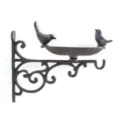 Iron Hooks, Bird Garden Hanging Blue Hooks, Bird Food Basin Decorative Hooks