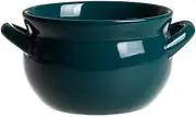 Soup Bowls, French Onion Soup Bowl Oven Safe with Handle, 500ml Small Ceramic Soup Cup, Dessert, Cereal, Breakfast Cup Microwave Safe-green-17oz (Color : Green, Size : 17oz)