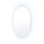 TOOLKISS LED Wall Mirror Oval Anti-Fog Bathroom 50x75cm