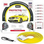 PROTECTiQ PRO Universal Rim Protection Trim - Ultimate Curb Rash Guard with Award-Winning 3/8" Patented Design and Premium 3M Tape. Made in USA - Fits Up to 4X 24 Wheels, Cars, Trucks, SUVs