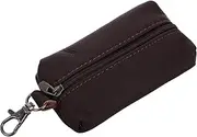 [SWOOMEY] Car Key Bag Chain Wallets for Men Men's Wallet Cards Man Wallet Men Wallet Keys Credit Card Wallet While Wallet Wrist Bag Wallet Key Holder Key Sleeve Key Case Wallet Coffee Pu