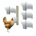 Poultry Rainproof Chicken Feeder Gravity Feed Kit for Buckets Barrels Bins Pins