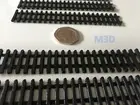 Scenery 1:76 OO gauge PICKET FENCING -10 PACK- UK Model Railway - Black 1.05 m