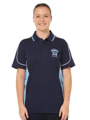 Navy/Sky Panelled Polo - SNR