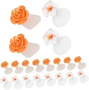 OHPHCALL Silicone Toe Dividers for Nail Polish Application Toe Separators Tools 16 Pack