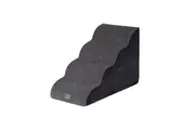 Petzly 4 Tiers Dog Steps Pet Stairs Ramp Portable Bed Ladder Washable Cover