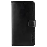 IDEWEI Crazy Horse Texture Stand Wallet Leather Case Flip Phone Cover for Motorola Edge 20