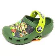 E7018 sandalo bimbo CROCS green rubber sandal shoe kid