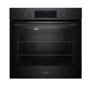 Chef Single Pyrolytic Oven Black. CVEP614DB