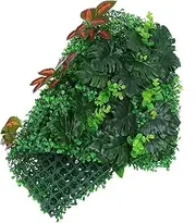 Parliky Artificial Grass Panel Decoration Versatile Outdoor Wall Ornament for Garden Backyard and Patio Noise Reducing Fake Grass for Instant Privacy and Aesthetic Appeal