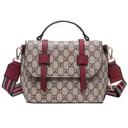 Women's Bag New Ladies Portable Messenger Bag High-end Broadband Single Shoulder Messenger Bag Small Square Bag