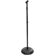 New Pyle PMKS5 Compact Base Black Microphone Stand DJ Pro Audio