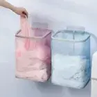 1pc Laundry Bag Washing Foldable Laundry Basket Bag Mesh Hamper Storage