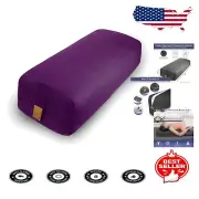 Large 26x10.5in Meditation Cushion with Durable Cotton Cover - Perfect for Yoga
