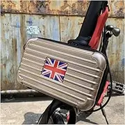 Breast Milk Storage Bag Folding Bicycle Hard Shell Bag with Fixed Bracket Fashion Storage Bag Personalized Decoration Storage Bag (Size : 8)