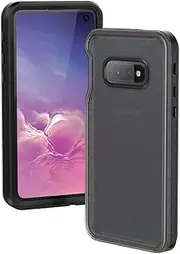 Samsung Galaxy S10E Waterproof Case, IP68 Full Sealed Underwater Protective Cover, Waterproof Shockproof Snowproof Dirtproof with Built-in Screen Protector for Samsung Galaxy S10E (Black)