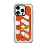 iPhone 16 Pro Clear Case MagSafe Compatible HOLOgram (Red)