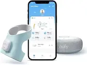 eufy Baby Smart Sock S320 Baby Monitor with 2.4 GHz Wi-Fi, Track Sleep Patterns, Naps, Heart Rate, and Blood Oxygen Levels, Soft and Comfortable, for Babies 0-18 Months, No Monthly Fee