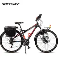 在飛比找蝦皮購物優惠-safeway賽威長途旅行車郊遊車變速自行車700c蝴蝶把貨