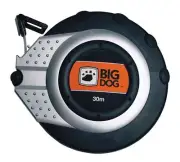 Bigdog TAPE MEASURE 30m Shock Proof Fiberglass Case,High Speed Retreat With Gear