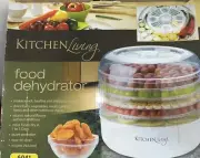 Food Dehydrator Beef Jerky Machine with 5 Stackable Trays Kitchen Living NIB