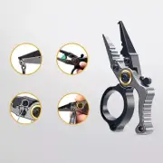 Fishing Braid Cutter Fishing Split Ring Pliers Saltwater Resistant Hook Remover