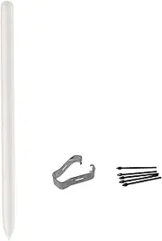 Galaxy Tab S10 FE/FE+ Stylus Compatible with Samsung Galaxy Tab S10 FE S Pen Replacement + Free 5 Tips (White)