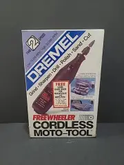 NOS Dremel 850 Free Wheeler Cordless Moto-Tool Bonus Package New Sealed