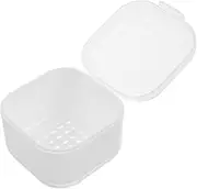 PACKOVE Reusable Nail Tool Cleaner Box Portable Soaking Tray for Nail Art Tools Efficient Cleaning Bowl for Salon Home Use