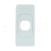 Clipsal 2000 Series Plate Grid & Surround 1 Gang Architrave White - 2031-WE
