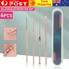 4x Blackhead Remover Propper Tool Pimple Pore Blemish Comedone Acne Cleaner Kit
