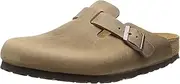 [Birkenstock] Womens Boston from Leather Clogs Tabacco Brown