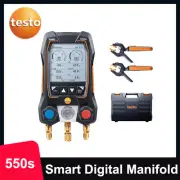 Testo 0564 5502 01 550s Smart Digital Manifold Wireless Clamp Temperature Probes