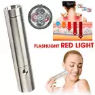 420/630/660/850/900nm 5LED Blue Red Light Infrared Therapy Flashlight PainRelief