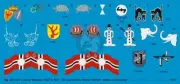 Peddinghaus 1/35 U-Boat Type VIIC Submarine Unit Markings WWII #1 (Border) 4185
