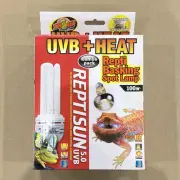 ZooMed UBV + HEAT Repti Basking Spot Lamp 100W COMBO PACK - FSC-1