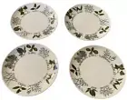 Clare's Herb Garden Set of 4 Porcelain Appetizer Plates New in Box